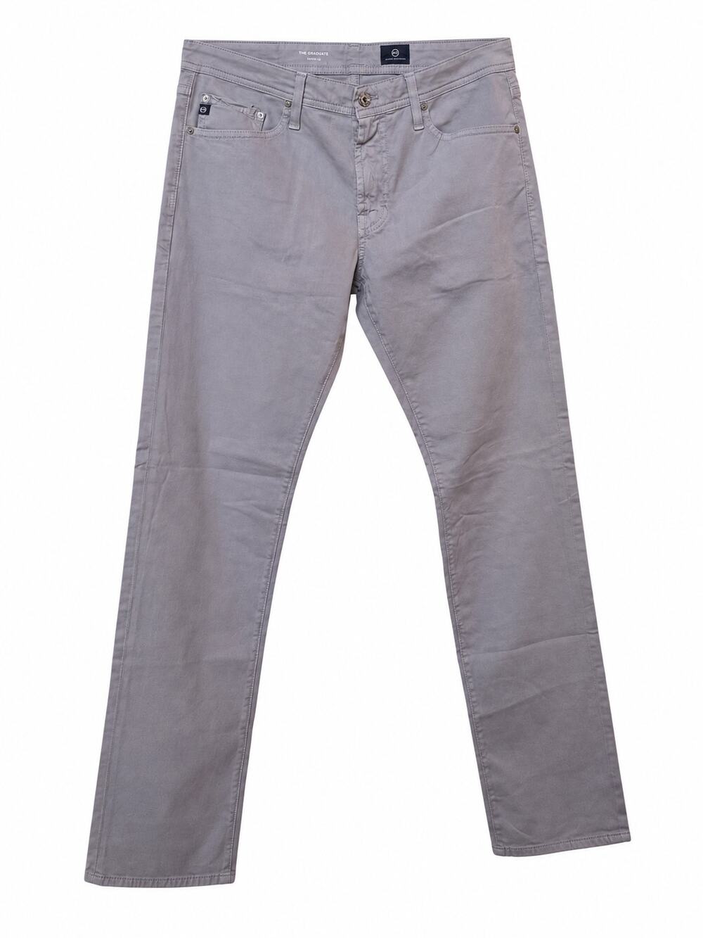 AG The Graduate SUD Pants Mens 32x34 Weathered Chrome
